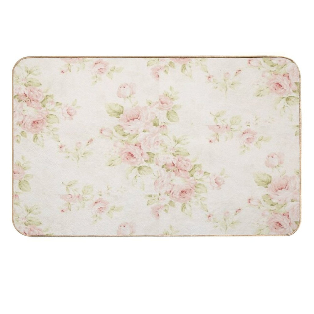 Flowers  Fade-Resistant Bath Mat