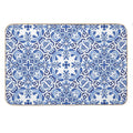 Mediterranean Mosaic Tiles  Azulejos Bath Mat