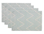Fennco Styles Contemporary Chevron Tassel Cotton Blend 14 x 71 Inch Table Runner – Woven Table Runner for Indoor Party, Family Gathering, Beach House and Home Décor
