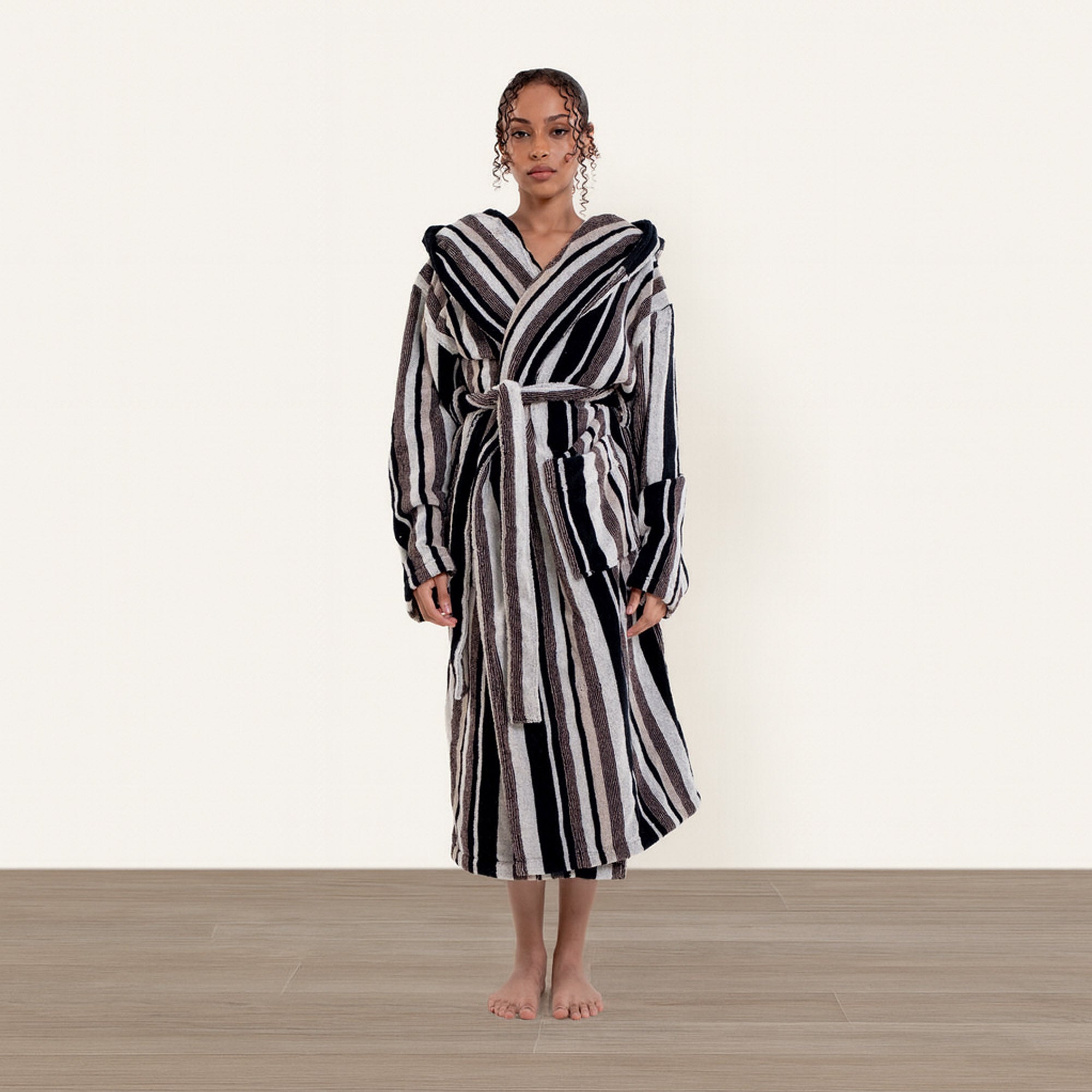 Ultraplush Australian Cotton Unisex Bathrobe — Hooded Spa Robe