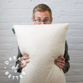 Avocado Green Organic Pillow — GOTS-Certified Latex & Kapok Fill