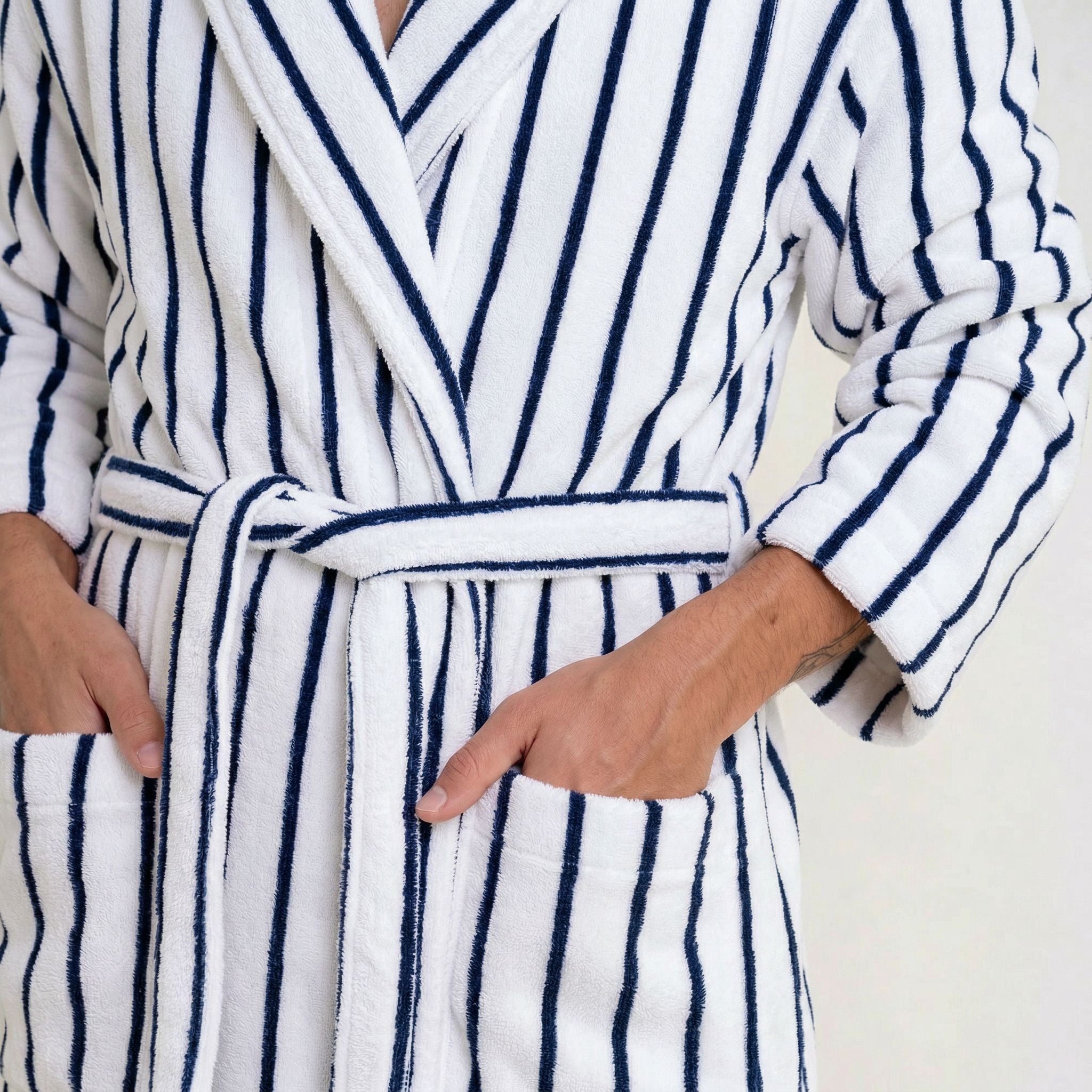 Ultraplush Australian Cotton Unisex Bathrobe — Hooded Spa Robe