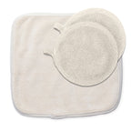 Cook & Clean Bundle 100% Cotton Dish Drying Mat 16" x 18.5", (2) 100% Cotton Pot Holders