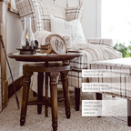 Adjustable Swivel Wooden Side Table