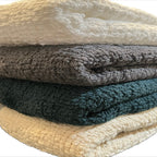 100% Cotton Throw Blankets 52" x 65"