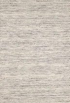 Williford Hand-Woven Wool Area Rug — Cream & Black Farmhouse Style