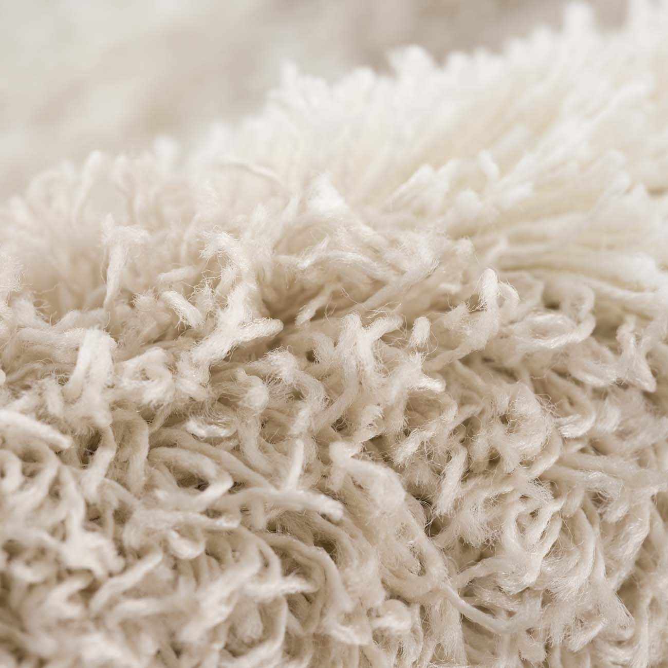 Zahur Cream & Beige Diamond Shag Area Rug — Soft Boho Living Room Rug