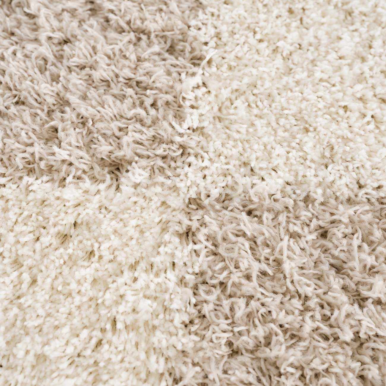 Zahur Cream & Beige Diamond Shag Area Rug — Soft Boho Living Room Rug