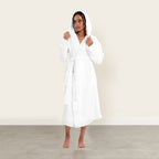 Ultraplush Australian Cotton Unisex Bathrobe — Hooded Spa Robe