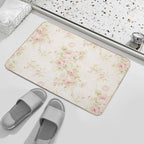Flowers  Fade-Resistant Bath Mat