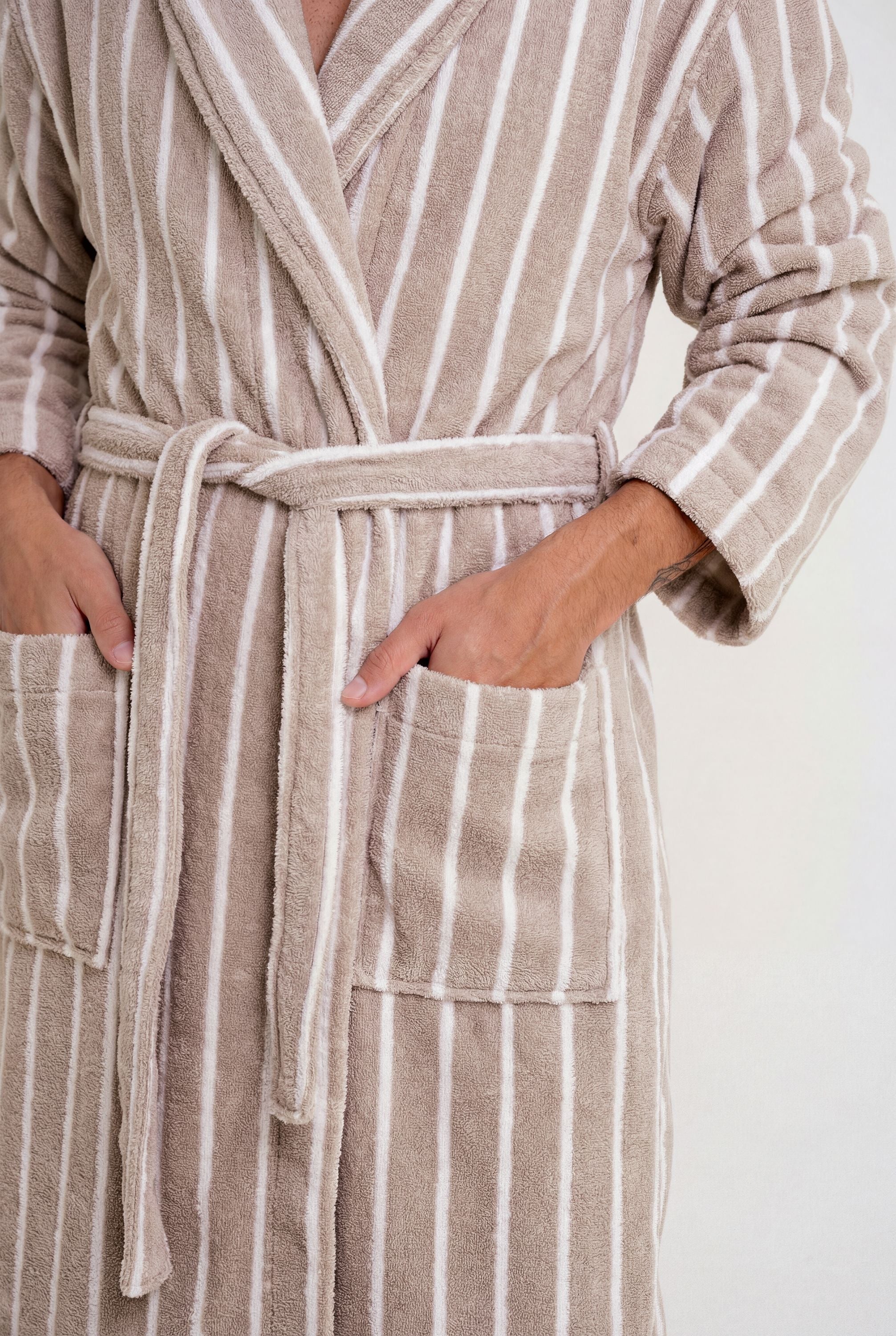Ultraplush Australian Cotton Unisex Bathrobe — Hooded Spa Robe