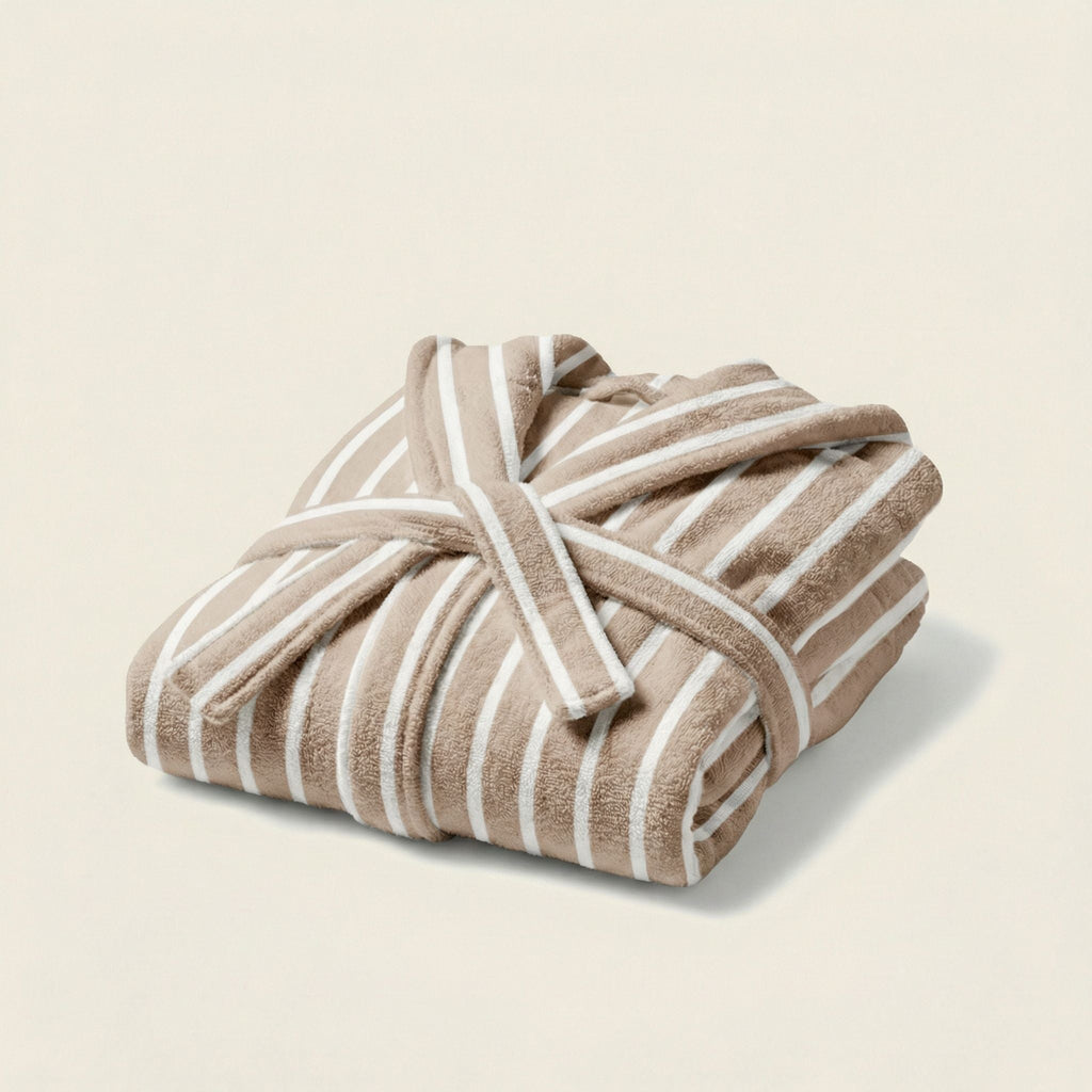 Ultraplush Australian Cotton Unisex Bathrobe — Hooded Spa Robe