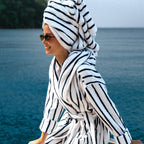 Ultraplush Australian Cotton Unisex Bathrobe — Hooded Spa Robe