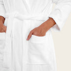 Ultraplush Australian Cotton Unisex Bathrobe — Hooded Spa Robe