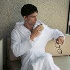 Ultraplush Australian Cotton Unisex Bathrobe — Hooded Spa Robe
