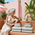 Ultraplush Australian Cotton Bath Towels — 800 GSM Luxury Spa Towels