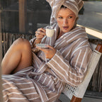Ultraplush Australian Cotton Unisex Bathrobe — Hooded Spa Robe
