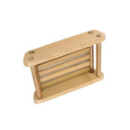 Wooden Natural Bamboo Soap Dishes Tray Holder Storage Soap Rack Plate Box Container Portable Bathroom Soap Dish Storage Box Bathroom Wooden Soap Case Holder Home Hand Craft Natural Wood Dish Holder for Soap Sponge